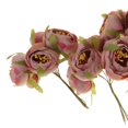 thumbnail image 4 of 30 Piezas Artificiales DIY decoración para hogar Ramo es Artificiales brote Gloria Botón artificial de la camelia, 4 of 9