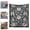 1 Pc A#10, variant on Giant Doodle Coloring Blanket, 50 x 60 Inch DIY Color Your Own Throw, Washable Fabric Art Blanket for Adults Creative Activity Gift(A)