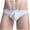 White, variant on ZZwxWA Men's Swimwear Briefs Soild Color Lace-up Drawstring Elastic Waistband Bottoms Underwear Holiday Saving