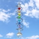 thumbnail image 4 of Atrapasueños giratorios de viento con cola en espiral, atrapasueños de cristal con siete cuentas de chakras, colgante de ventana para interior y hogar, 4 of 5