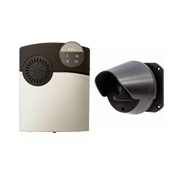 Long Range Wireless Driveway Alarm Kit with Loud Receiver & Flashing