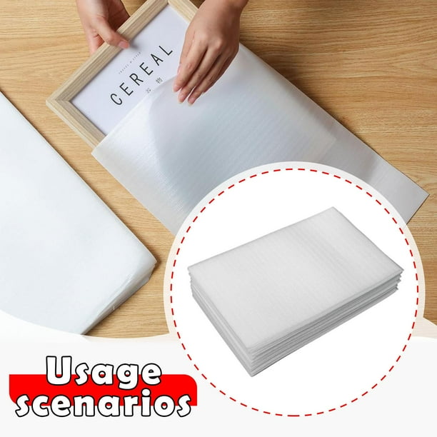 100 fundas de embalaje de espuma multiusos para envíos de 10 cm x 15 cm, para guardar suministros de mudanza, bolsas de espuma para marcos de fotos y