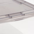 thumbnail image 4 of IRIS 28 Qt. Underbed Plastic Storage Bin with Lid, Stackable Storage Container, Tote, Clear, 4 of 8