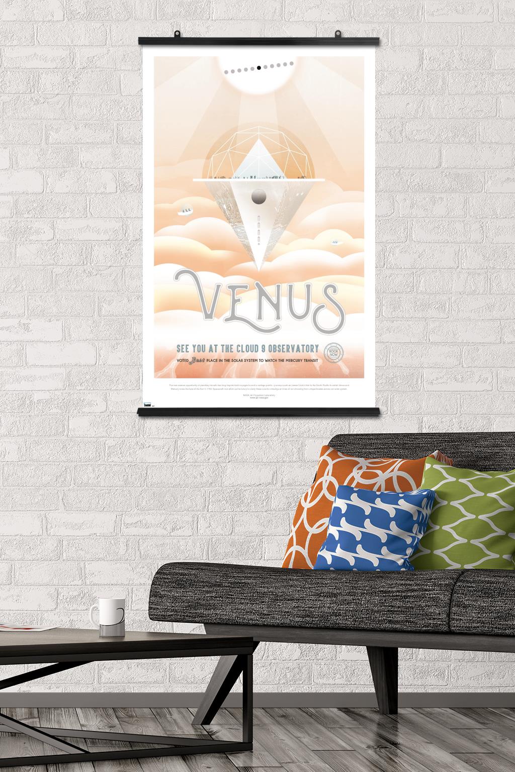NASA - Venus Travel Poster Wall Poster, 22.375" x 34"