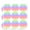 Opaque, variant on Rainbow Chevrons Zigzag Pattern Planner Calendar Scrapbooking Crafting Stickers