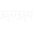 thumbnail image 2 of Celebrations Platinum LED T5 Warm White 100 ct Icicle Christmas Lights 9.5 ft., 2 of 3
