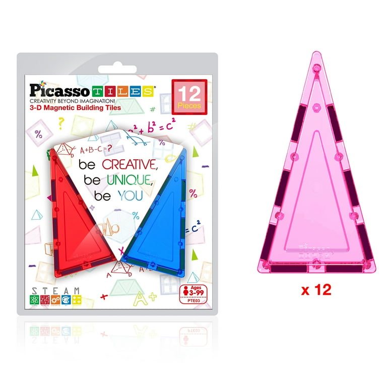 Triangular magnetic cheap building blocks