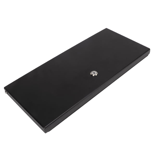 Tapa de la Caja de Almacenamiento del Lado del Tronco, Resistente al ImpactO 2 Llaves de Alta Resistencia Aleación de Aluminio Cubión de la Caja de Seguridad de la Cama del