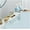 Gold 1, variant on Waterfall Basin Double Crystal Handle Sink Deck Mount Tub Faucet Crane