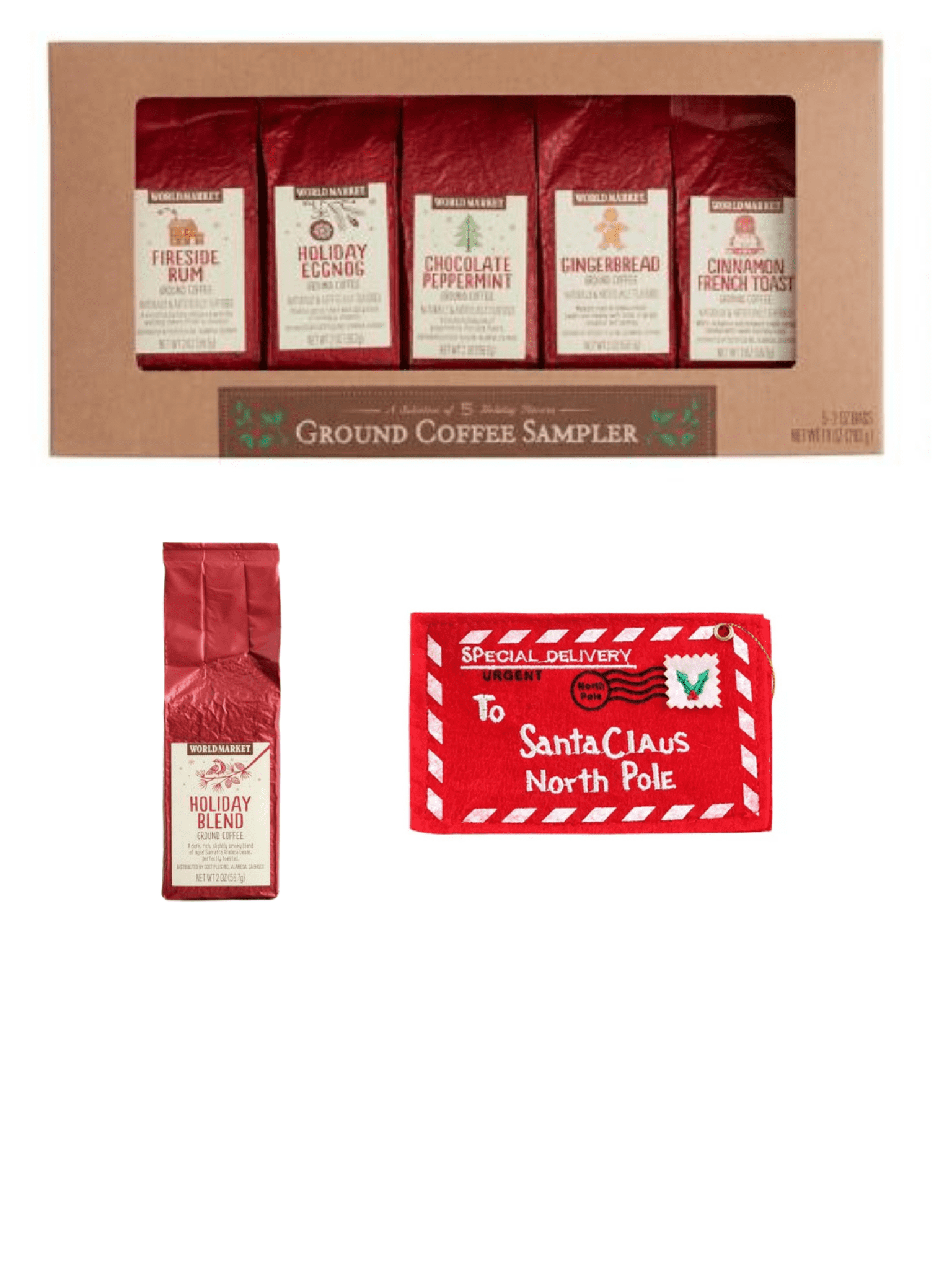 2021 World Market Ground Coffee Holiday Sampler 6 Pack New ...