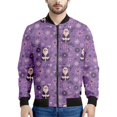 thumbnail image 2 of Chaqueta de vuelo con estampado 3D de panda de dibujos animados kawaii para hombre y mujer, estilo harajuku, hip hop, unisex, estilo callejero, 2 of 5