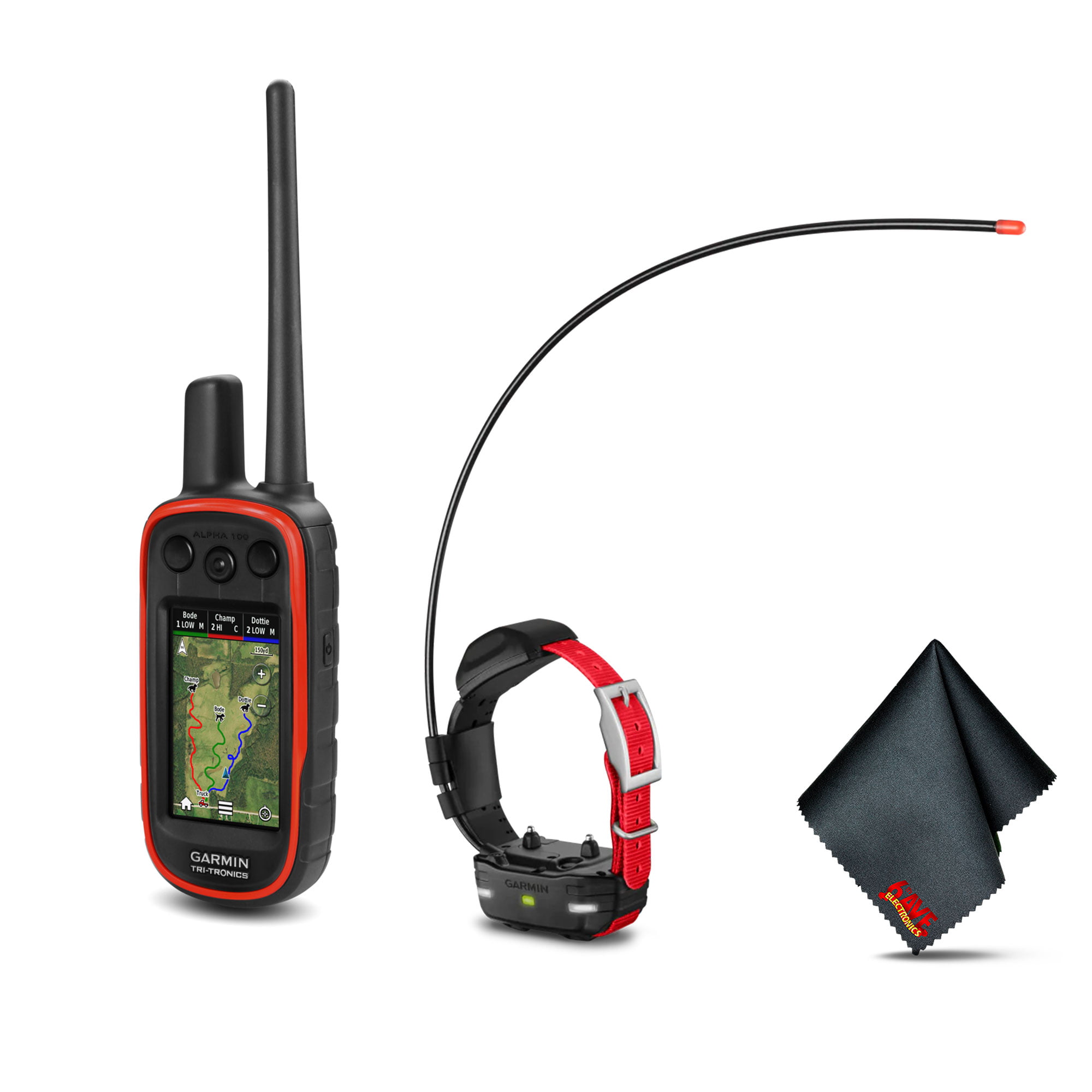Alpha 100 with TT15 GPS Collar Dog Device and 6Ave Cleaning Walmart.com