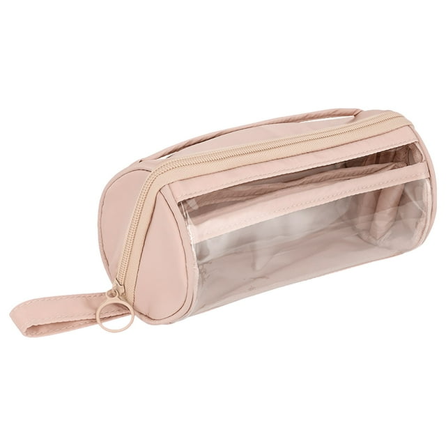 Halloween Decorations Cloth Pencil Case Multi Layer Capacity Pencil Case Transparent Visual Pencil Case Multi Purpose Pencil Case