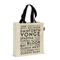 thumbnail image 1 of Toronto Street Names Tote Bag, 1 of 2