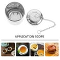 thumbnail image 5 of LOLIPPYY Stainless Steel Tea Infuser with Fine Mesh Filter, Compact Design for Loose Leaf Tea Brewing and Easy Steeping, 5 of 8
