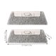 thumbnail image 1 of Cepillo desmontable 2 en 1 para ranuras de ventanas, ideal para limpiar huecos de puertas y ventanas, herramientas de limpieza para rieles deslizantes y esquinas estrechas. Cabezal de almohadilla de, 1 of 6