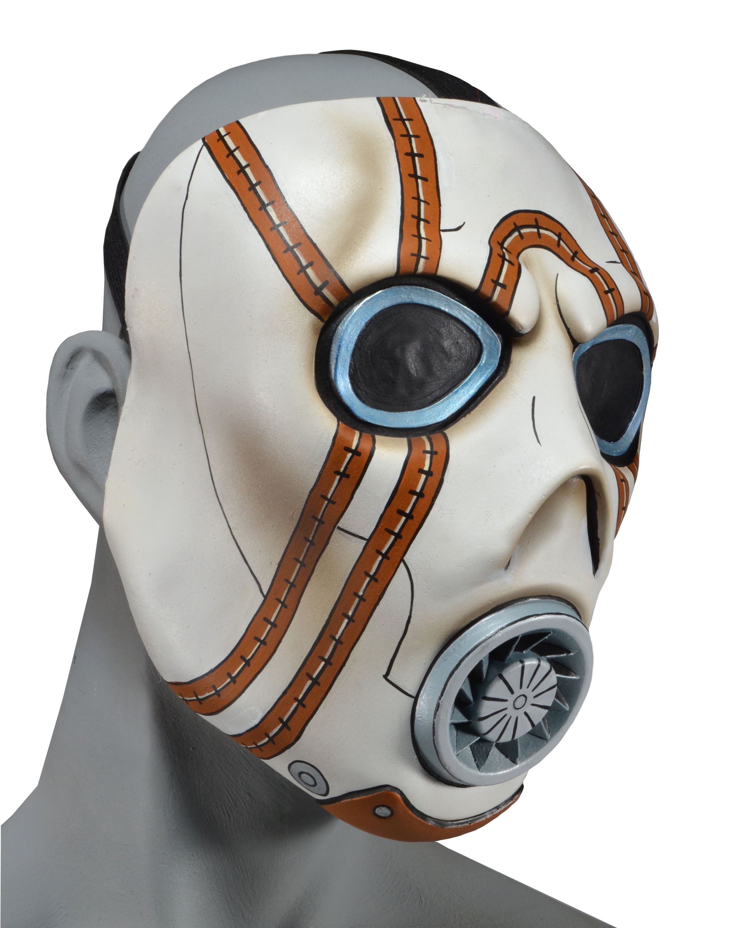 Game Borderlands 3 Psycho Latex Mask Led Light Eyes Scary Halloween Cosplay 