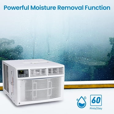 TROPOW 10000 BTU Window Air Conditioner, Turbo Fast Cooling Window-Mounted AC Unit with Remote Control and Wifi, Flexible T-Design Window Installation Kit, Energy Saving, Low Noise