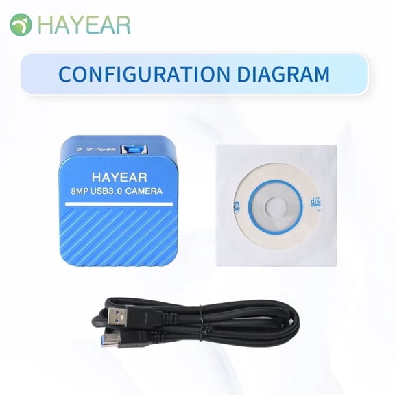 8MP USB3.0 UVC Microscope Camera Electronic Digital Eyepiece Microscope, Apply fro Adult，Compatible Windows/Android/MAC OS X10.4.8 or later