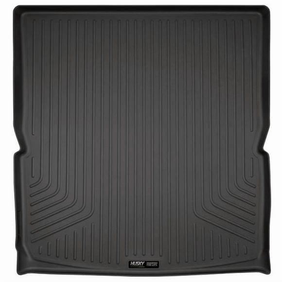 Convient aux 2017-2023 GMC Acadia Husky Liner Doublure de Zone Cargo 28141 WeatherBeater; Noir; Oléfine Thermoplastique TPO