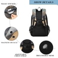 thumbnail image 4 of FORMRS Unisex School Backpack 17" Student Travel Bag with Laptop Compartment, Floating Whale, 4 of 7