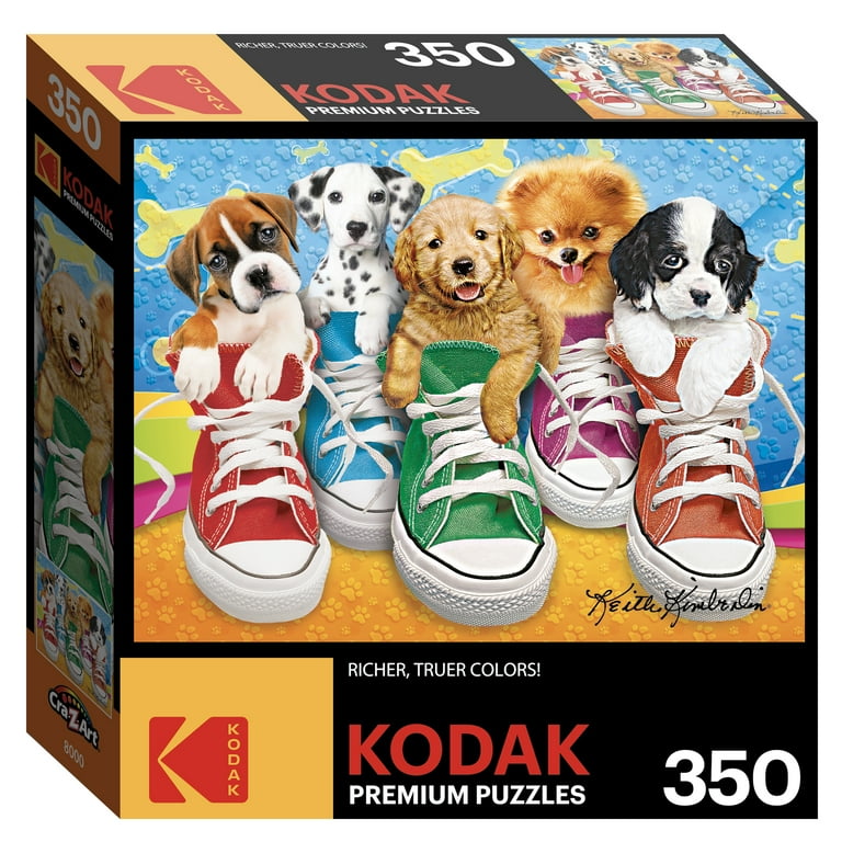 Cra-Z-Art Kodak 350-Piece Sneaky Pups Adult Jigsaw Puzzle