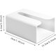 thumbnail image 3 of Caja de plástico autoadhesiva montada en la pared, dispensador de toallas de papel, caja de pañuelos montada en la pared, caja de almacenamiento de pañuelos adecuada para oficina, dormitorio, baño Feliz Sencillez, 3 of 5