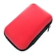 thumbnail image 2 of Bearachild Bolsa de almacenamiento de auriculares Cremallera portátil Elegante interior Oficina al aire libre Viajes Cable de datos Organizador Estuche Teléfono y Comunicación Rojo, 2 of 6