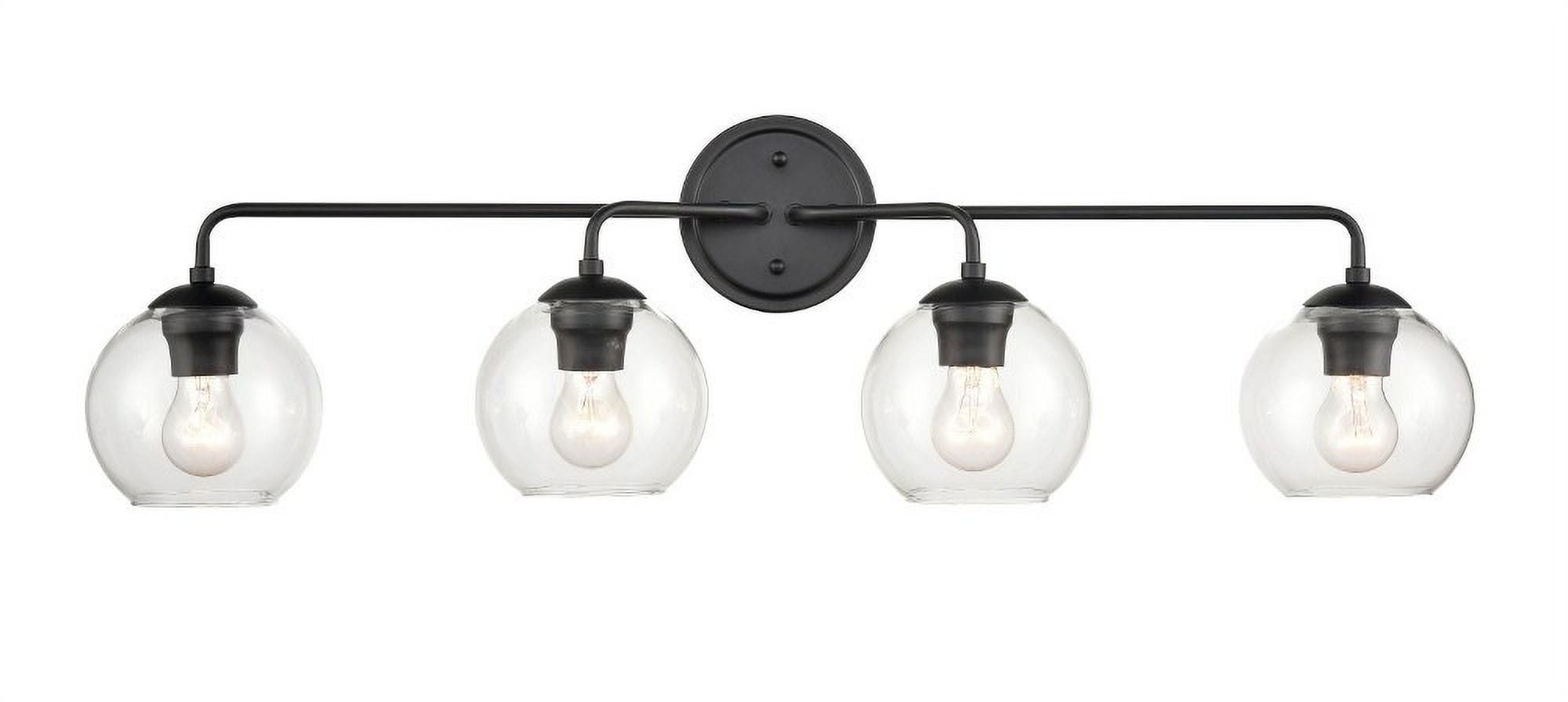9754-SN Millennium Lighting 4 Light Bath Vanity-10 Inches Tall and 35 Inches Wide-Satin Nickel Finish