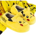 thumbnail image 4 of Pokemon Pikachu Slippers for Boys and Girls 3D Character Kid's Footwear 32 EU, 4 of 7