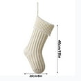 thumbnail image 3 of Fwttom Large Christmas Stockings, 18 Inches Wool Knit Christmas Stockings Bulk, Christmas Decorations Personalized Christmas Stockings for Candy Bag, Holiday Mantel & Party Decor, 3 of 7