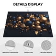 thumbnail image 3 of Yiaed Elegant Golden Blue Ornaments Print Highly Absorbent Microfiber Kitchen Counter Mat, Dish Drying Pad for Dishes, Utensils, Pots and Pans, Large 18" x 24", 3 of 7