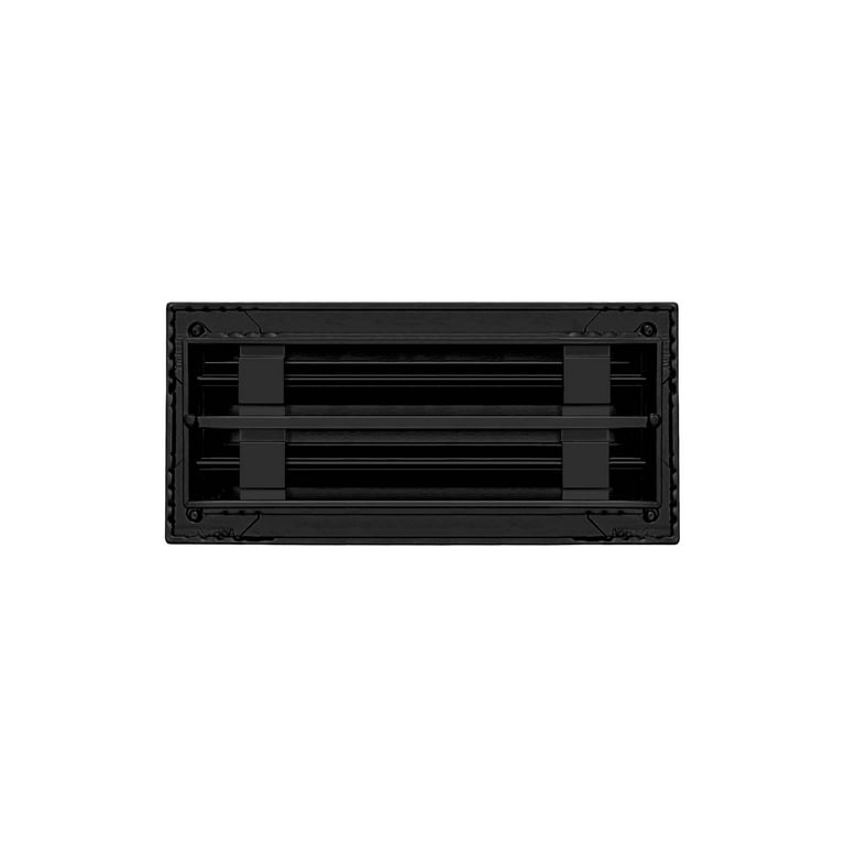 Orders Modern AC Vent Cover Standard Linear 4 Slot return Grille 24x10 black