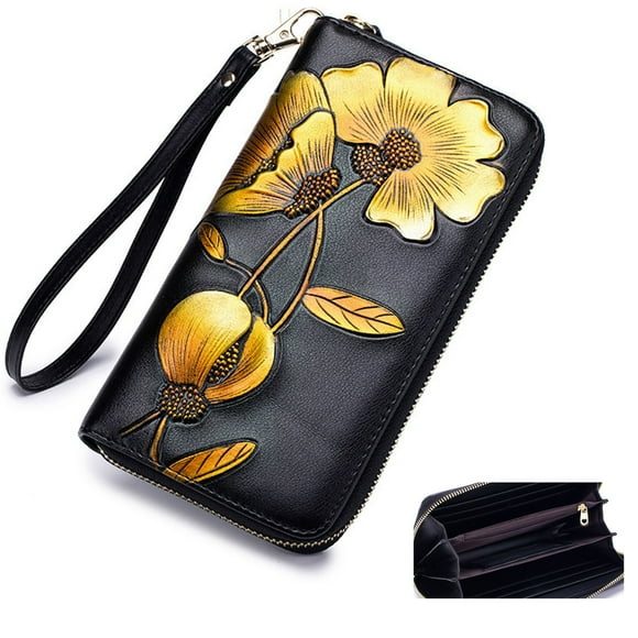 Multifunctional Large Capacity Business Card Bag For Women Unisex Credit Card Fraud Multi-compartment Wallet