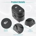 thumbnail image 5 of Unique Bargains Auto Door Lock Switch Replacement Fit for Chevrolet Malibu 2008 2009 15823977 Black, 5 of 7