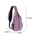 thumbnail image 2 of Crossbody Sling Backpack Sling Bag Travel Hiking Chest Bag Daypack, 2 of 5