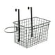 thumbnail image 2 of Cesta de almacenamiento para baño, organizador de almacenamiento de cosméticos, práctica cesta colgante para organizar secador de pelo, estante para Negro, 2 of 8