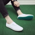 thumbnail image 4 of Joernso Women's Slip-On Sneakers Flat Tennis Shoes Lightweight Non-Slip White Sneakers for Work Daily Walking Traveling, 4 of 7