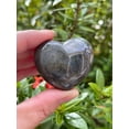 thumbnail image 6 of Large Labradorite Heart, 1.75" Crystal Gemstone Labradorite Palm Stones, 6 of 11