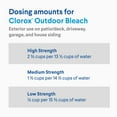 Clorox Concentrated Outdoor Bleach Cleaner, 121 oz Powerful Cleanup