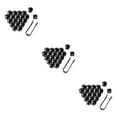 thumbnail image 4 of Decodeary 20 Pieces Car Wheel Nut Caps Auto Hub Screw Cover Dust-proof with Clip Black 19mm 3Set, 4 of 6