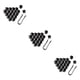 thumbnail image 1 of Sidaley Paquete de 20 tapas de tuercas de rueda de coche universales antioxidantes cubierta de tornillo de cubo de coche reemplazo tuercas de Type8 NO8, 1 of 6