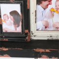 thumbnail image 4 of Luxen Home WH192 Four Collage Picture Frames with Wood Shelf, 4 of 8