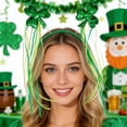 thumbnail image 5 of St Patrick Day Headband with Green Tinsel，St Patrick Day Headwear for Girls Women，St Patrick Hair Accessories B, 5 of 6