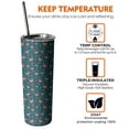 thumbnail image 6 of 20oz Dark Blue Christmas Reindeer Pattern Skinny Tumblers Stainless Steel Tumbler with Lid and Straw,Vacuum Insulated Double Wall Travel Tumbler Cups with Cleaning Brush for Coffee,Tea, 6 of 6