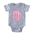 thumbnail image 1 of CafePress - Pink Zodiac Virgo - Cute Infant Baby Football Bodysuit, 1 of 1