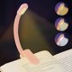 thumbnail image 1 of Lámpara de lectura recargable por USB con clip, 3 modos de protección ocular (blanco/cálido/blanco cálido), luz de lectura flexible de 360° para el cuello, ideal para leer en la cama, niños y Kindle,, 1 of 5