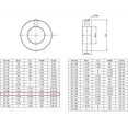 thumbnail image 4 of AZSSMUK Colliers d'Arbre en Acier Inoxydable 3/4 Pouces avec Vis, 4 Pcs, 4 of 4