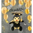 thumbnail image 2 of DolliBu Sitting Honeybee Graduation Plush Toy - Super Soft Graduation Stuffed Animal Dress Up with Gown and Cap with Tassel Outfit - Cute Congratulatory Graduation Gift - 7 Inches, 2 of 6