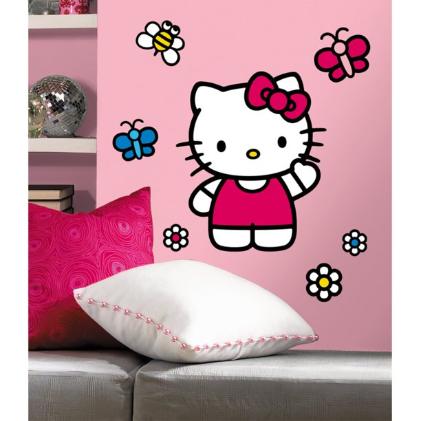Hello Kitty The World of Hello Kitty Removable Giant Wall Decals